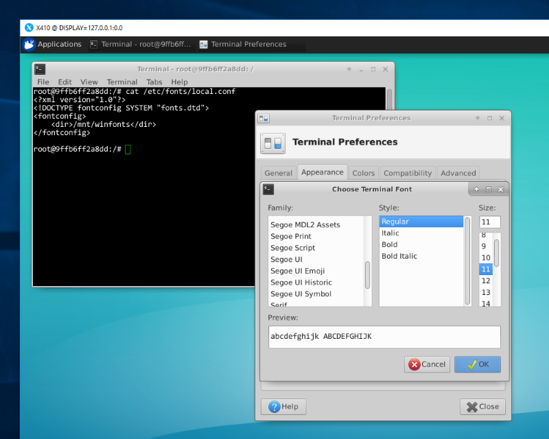 Launching Linux Gui Apps From The Docker Console In Token2shell Store App X410 Dev