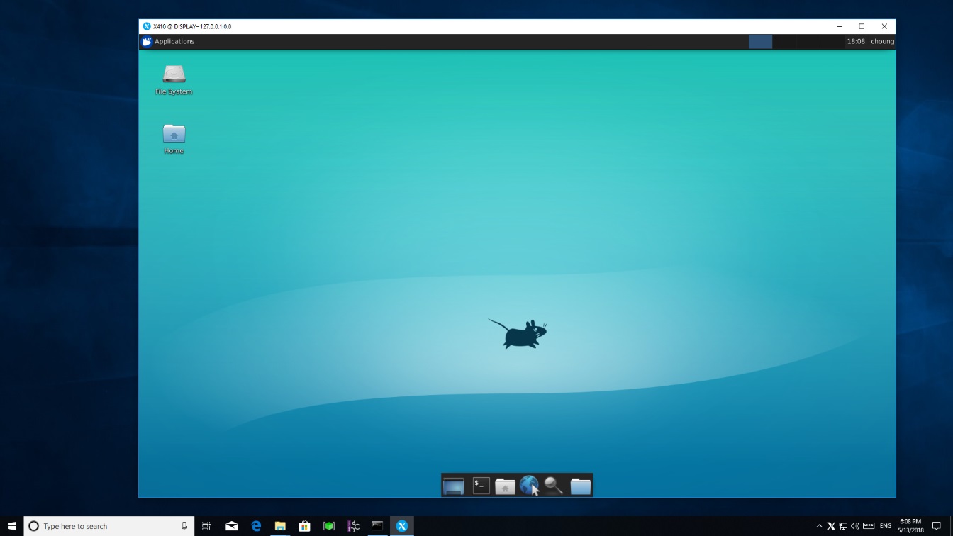 xfce docker for mac