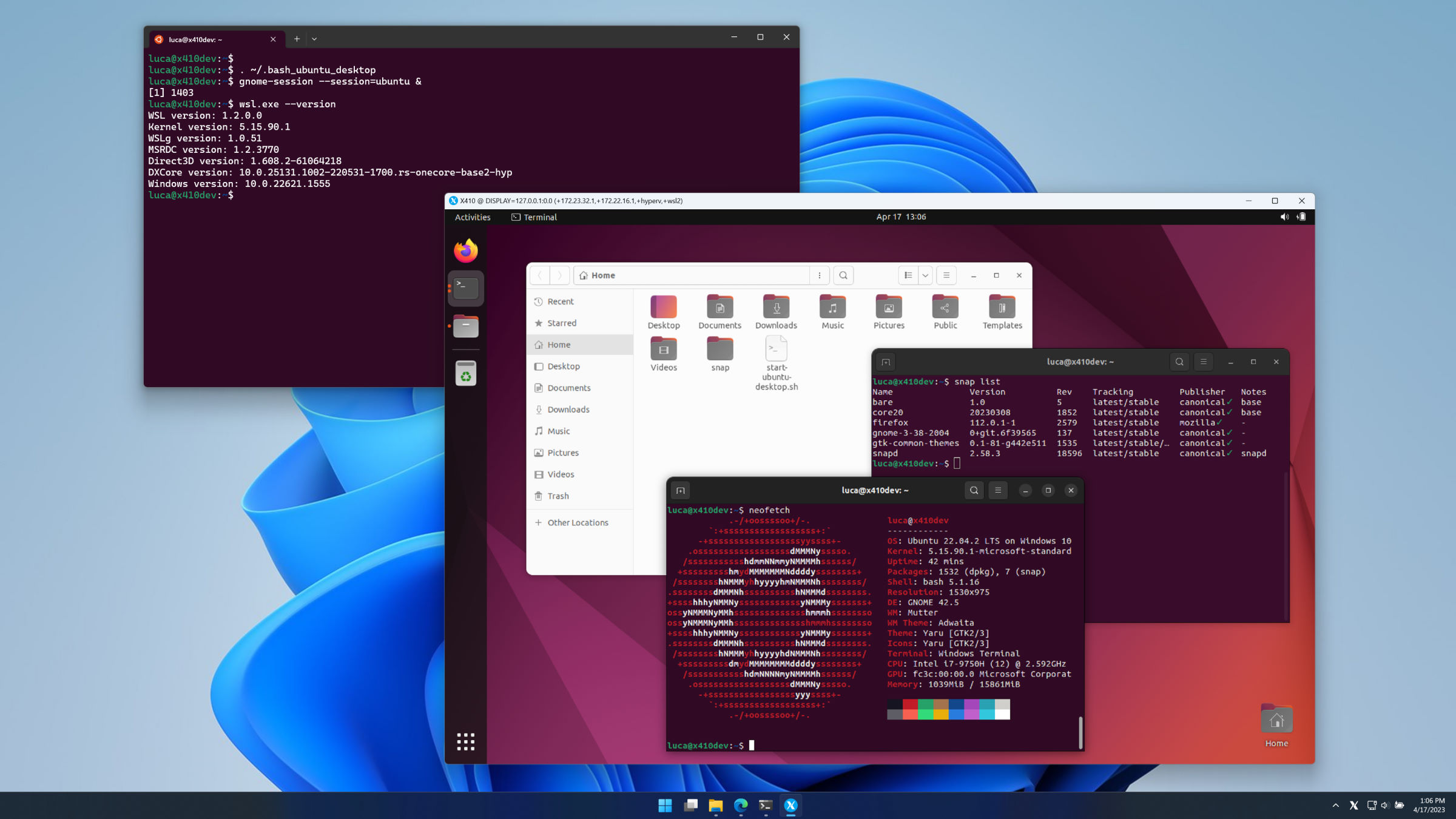 wsl2-ubuntu-gnome-linux