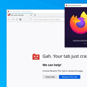 tab crashed